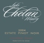 Lake Chelan Winery Columbia Valley Pinot Noir 2004 Front Label