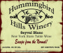 Hummingbird Hills Winery Seyval Blanc 2015 Front Label