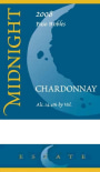 Midnight Cellars Winery Estate Chardonnay 2008  Front Label