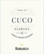 Barbadillo Oloroso Cuco (375ML half-bottle)  Front Label
