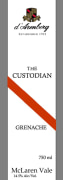 d'Arenberg The Custodian Grenache 2004  Front Label