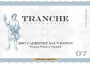 Tranche Cellars Cabernet Sauvignon 2007  Front Label
