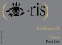 Iris Vineyards Pinot Gris 2015  Front Label