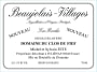 Michel Tete Domaine du Clos du Fief Beaujolais-Villages Nouveau La Roche 2022  Front Label