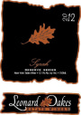 Leonard Oakes Estate Winery Reserve Syrah 2012  Front Label