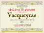Domaine de Vervine Vacqueyras Red 2012  Front Label