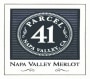 Nine North Wine Company Parcel 41 Merlot 2004  Front Label