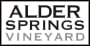 Alder Springs Vineyard Signature Apex 39 2013  Front Label