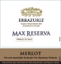 Errazuriz Max Reserva Merlot 2013  Front Label