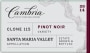 Cambria Clone 115 Pinot Noir 2014  Front Label