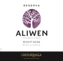 Undurraga Aliwen Reserva Pinot Noir 2015  Front Label