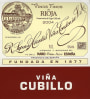 R. Lopez de Heredia Vina Cubillo Crianza 2004  Front Label