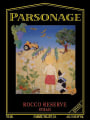 Parsonage Village Vineyard Estate Reserve Rocco Syrah 2014  Front Label