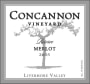 Concannon Reserve Merlot 2005  Front Label