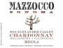 Mazzocco Meola Chardonnay 2012  Front Label