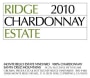 Ridge Santa Cruz Estate Chardonnay 2010  Front Label
