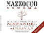 Mazzocco Sullivan Reserve Zinfandel 2011 Front Label