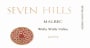 Seven Hills Winery Malbec 2005  Front Label