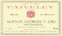 Faiveley Nuits-Saint-Georges Aux Chaignots Premier Cru 1997  Front Label