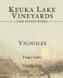 Keuka Lake Vineyards Gently Dry Vignoles 2013  Front Label