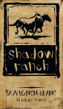 Shadow Ranch Vineyard and Winery Sauvignon Blanc 2015  Front Label