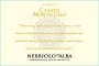Neirano Casata Monticello Nebbiolo d'Alba 2015  Front Label