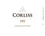 Corliss Syrah 2003 Front Label