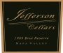 Jefferson Cellars Brut Reserve 1989  Front Label