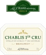La Chablisienne Chablis Beauroy Premier Cru 2013  Front Label