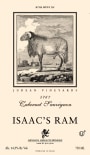 Hevron Heights Winery Isaac's Ram Cabernet Sauvignon 2012  Front Label