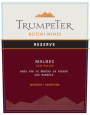 Trumpeter Reserve Malbec 2016  Front Label