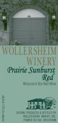 Wollersheim Winery Prairie Sunburst Red 2015  Front Label