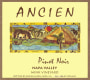Ancien Wines Mink Vineyard Pinot Noir 2009  Front Label