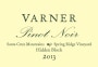 Varner Hidden Block Spring Ridge Vineyard Pinot Noir 2013  Front Label
