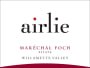 Airlie Marechal Foch 2015 Front Label