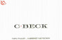 C.Beck Winery Cabernet Sauvignon 2012  Front Label