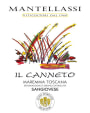 Mantellassi Maremma Toscana Il Cannetto Sangiovese 2016 Front Label