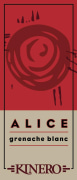 Kinero Cellars Alice Grenache Blanc 2011  Front Label