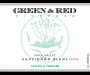 Green & Red Catacula Vineyard Sauvignon Blanc 2011 Front Label