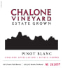 Chalone Estate Grown Pinot Blanc 2009  Front Label