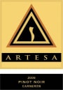 Artesa Carneros Pinot Noir 2006  Front Label