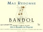 Mas Redonne Bandol Rose 2017  Front Label