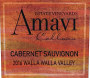 Amavi Cabernet Sauvignon 2016  Front Label