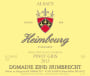Zind-Humbrecht Heimbourg Pinot Gris 2013  Front Label