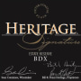 Heritage Vineyard Estate Reserve Signature BDX 2011 Front Label