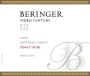 Beringer Third Century Pinot Noir 2007 Front Label