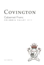 Covington Cellars Cabernet Franc 2012 Front Label