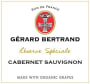 Gerard Bertrand Reserve Speciale Cabernet Sauvignon 2017  Front Label