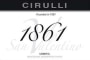 Cirulli Aziende Agricole Umbria 1861 2012  Front Label