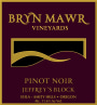 Bryn Mawr Vineyards Jeffrey's Block Pinot Noir 2014  Front Label